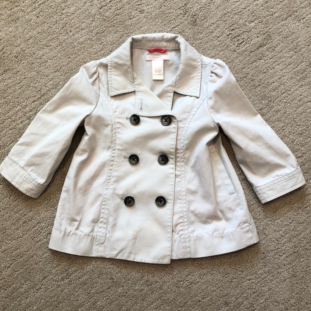 Janie and Jack girls trench coat